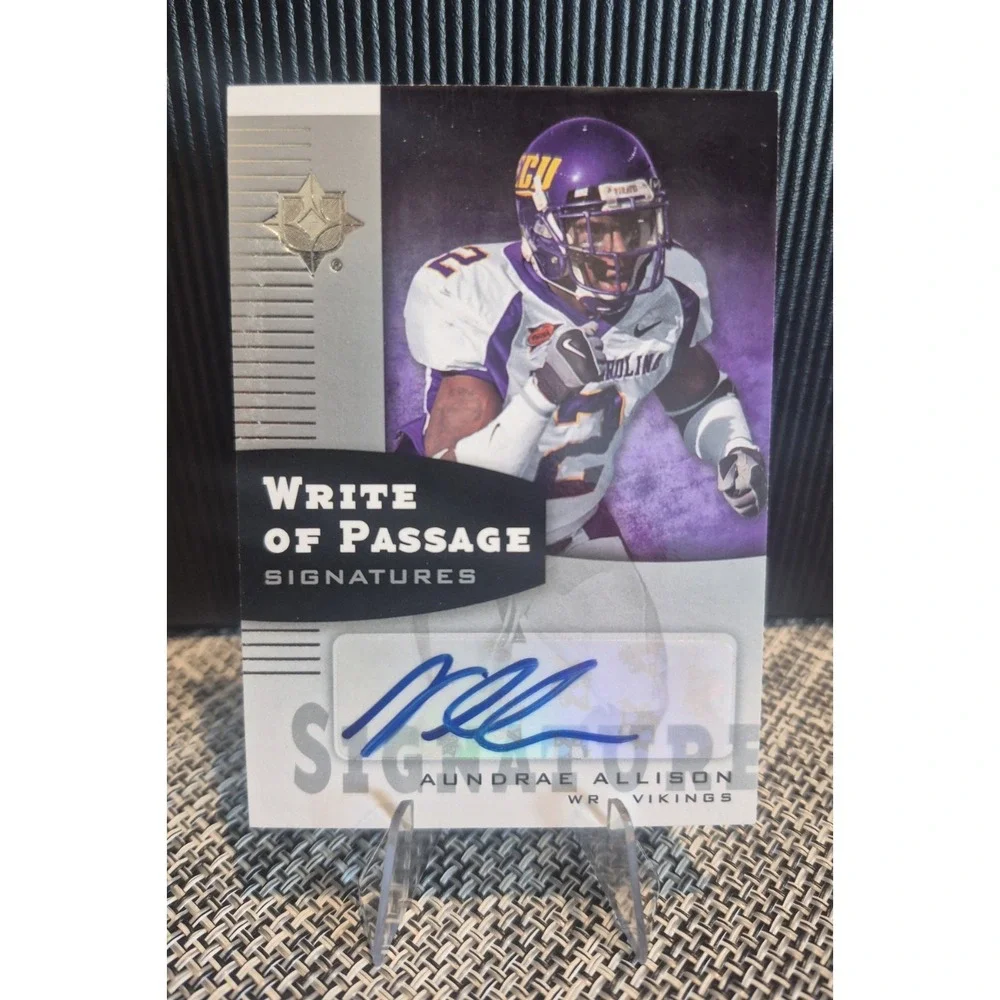 2007 Ultimate Collection - Write of Passage Aundrae Allison #WP-AA (AU, RC)
